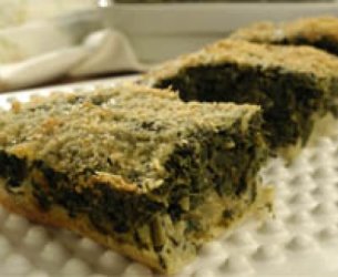 Torta prática de espinafre