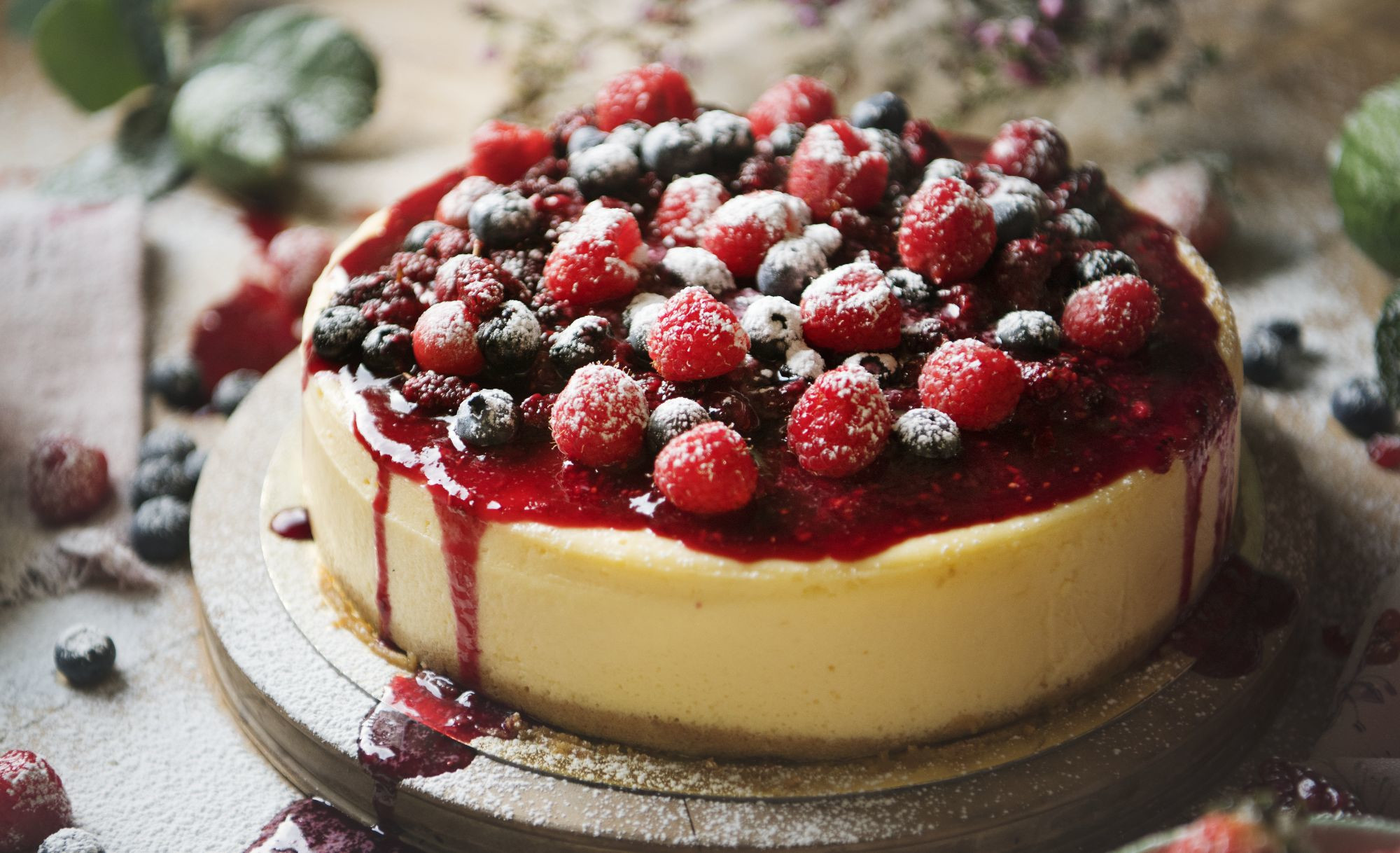 Receita De Cheesecake De Frutas Vermelhas Rafataboza CyberCook