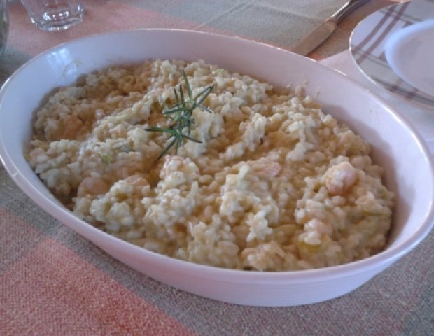 arroz com alho-poró