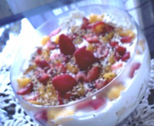 Pavê Bolo de frutas