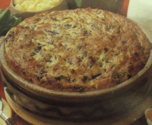 Suflê de Espinafre com Mussarela