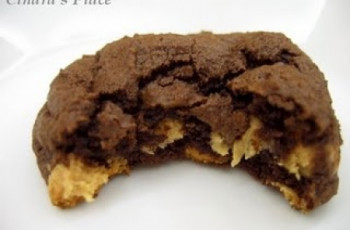 Cookies de chocolate com manteiga amendoim
