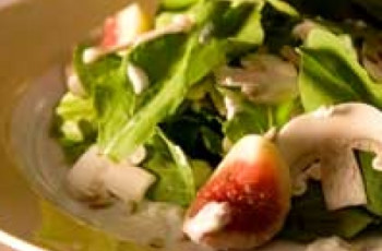 Salada Girassol com Espuma de Pupunha