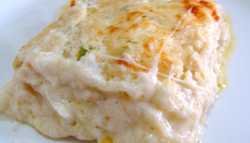 Lasanha de Quatro Queijos Lasanha de Quatro Queijos