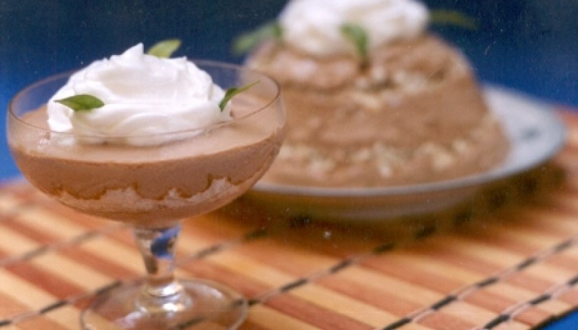 merengue de café e chocolate