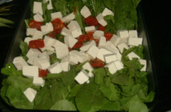 Salada de Rúcula com Tomate Seco