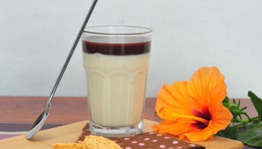bavaroise de café com leite