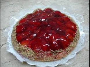 Torta de Morango Sem Açúcar