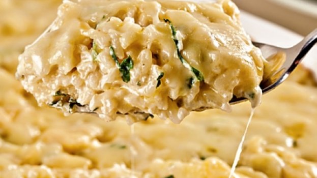 Arroz de Forno Cremoso com Espinafre Arroz de Forno Cremoso com Espinafre