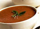 Sopa de Tomate com Manjericão