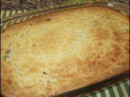 Torta de Arroz Com Sobrecoxa de Frango