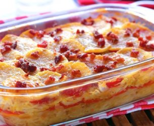 Batata com Repolho Gratinado