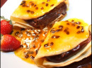 Crepe de Chocolate e Maracujá