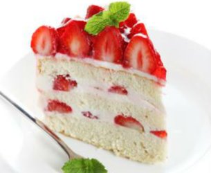 Bolo de morangos