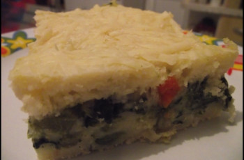 Torta de Brócolis com Cenoura