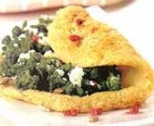 Panqueca de Batata com Brócolis e Ricota