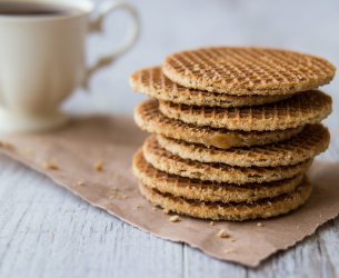 Biscoito Holandês (Stroopwafel)