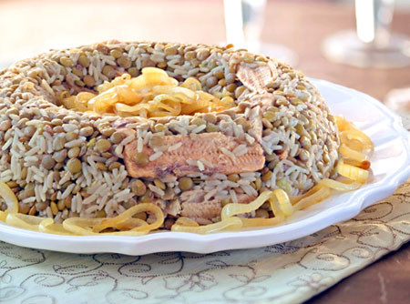 Arroz Com Lentilha E Sardinha