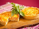 Quiche de Cenoura e Manjericão