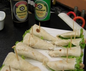 Mini crepes oriental