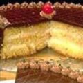 Gateau com Cobertura de Chocolate