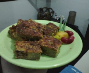 Torta de sardinha light e integral