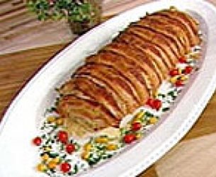 Rocambole de Frango e Lingüiça