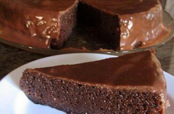 Tentação de Chocolate - bolo de chocolate sem farinha