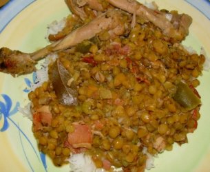 Frango com Lentilha