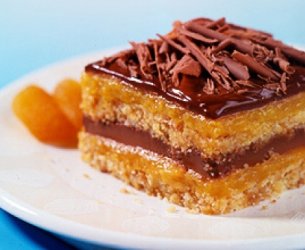 Pavê de Chocolate e Damasco
