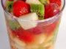 Salada de frutas com Creme de Leite