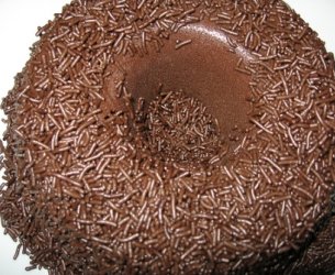 Brigadeirão em Banho-maria