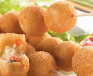 Bolinhas de batata recheadas