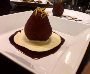Pera ao Vinho & Zabaione
