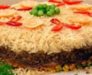 Arroz 7 Camadas com Carne