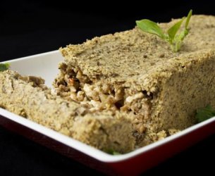 Torta Integral de Soja e Abobrinha