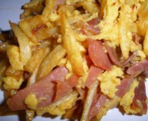 Batata frita Revuelto Gramajo