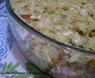Cuscuz de Frango com Palmito