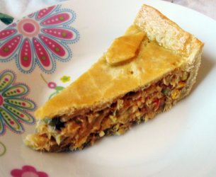 Torta de Bacalhau com Massa Podre