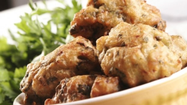 Bolinho de Arroz com Espinafre Bolinho de Arroz com Espinafre