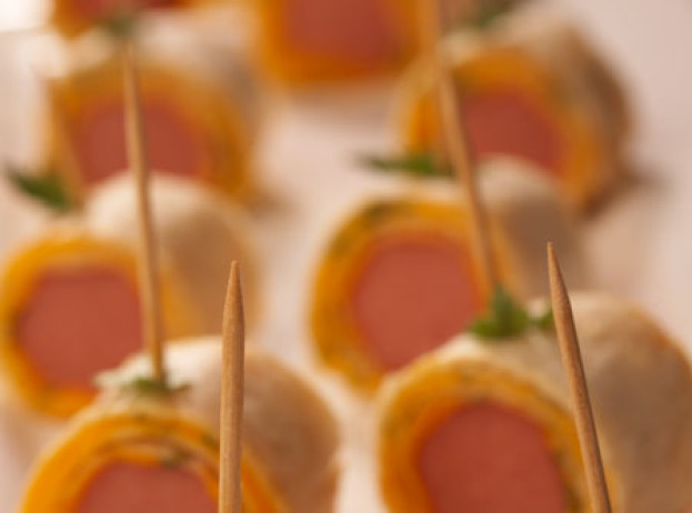 Rolinhos de salsicha Rolinhos de salsicha