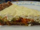 Quiche de Cenoura com Alho-poró