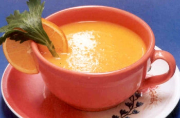Sopa de Cenoura com Laranja