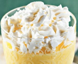 Gelado de abacaxi com leite de coco