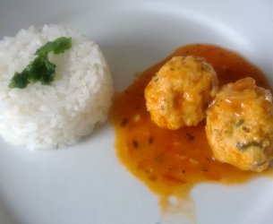 Almôndegas de Frango ao Molho Almôndegas de Frango ao Molho