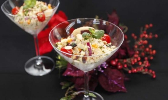 Salada de Cuscuz Marroquino com Legumes