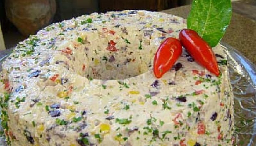 Mousse de frango super colorido Mousse de frango super colorido