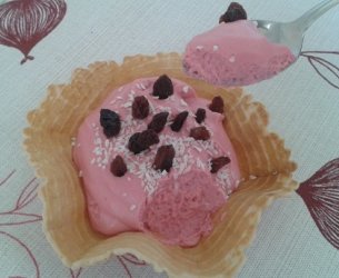 Mousse Diet de Frutas Vermelhas