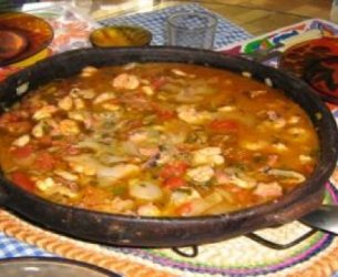Moqueca de Polvo com Camarão