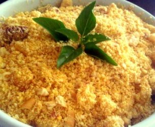 Farofa de Banana da terra e Dendê